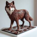 Wolf aus Schokolade